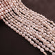 1  Strand White Silverite Faceted Briolettes  -Oval Shape Briolettes  10mm-8mm -15 Inches BR1453