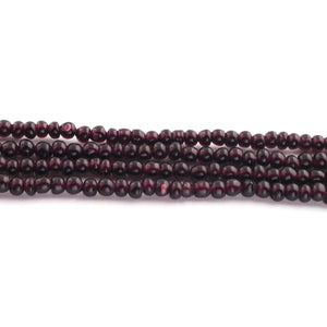 1 Strand Amethyst Smooth Rondelle- 4mm-5mm 22 Inches BR1460