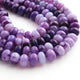 1  Long Strand Beautiful Dark Shaded Purple opal smooth rondelles beads- Semi Precious Gemstone  Dark Purple Plain Opal Beads - 9mm -10mm-15.5 Inches BR02685