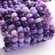 1  Long Strand Beautiful Dark Shaded Purple opal smooth rondelles beads- Semi Precious Gemstone  Dark Purple Plain Opal Beads - 9mm -10mm-15.5 Inches BR02685