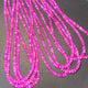 1 Long Strand Amazing Hot Pink Ethiopian Welo Opal Faceted Rondelles -Hot Pink Ethiopian Roundelles Beads 3mm-8mm 16 Inches BR03234