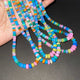 1 Long Strand Amazing Mix Ethiopian Welo Opal Smooth Rondelles -Mix Ethiopian Roundelles Beads 5mm-11mm 16 Inches BR03220