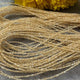 1 Strand Unique yellow Color Herkimer Diamond Quartz Nuggets, 2.5mm-3.5mm 15 Inches, Center Drilled Beads - Herkimer Rough Stone