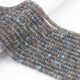 1  Strand  Labradorite Faceted Rondelles - Rondelle Beads - Labradorite Rondelles - 6mm-12.5 Inches BR01139 - Tucson Beads