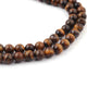 1 Strand Brown Tiger Eye , Best Quality , High Quality , Smooth Round Balls - Smooth Balls Beads -8mm 15 Inches BR0062 - Tucson Beads