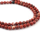 1 Strand Red Jasper , Best Quality , High Quality , Smooth Round Balls - Smooth Balls Beads -8mm 15 Inches BR0063 - Tucson Beads