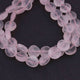 1 Strand Rose Quartz Faceted Briolettes -Coin Shape  Briolettes - 10mmx10mm  7.5 Inches BR3712 - Tucson Beads