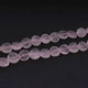 1 Strand Rose Quartz Faceted Briolettes -Coin Shape  Briolettes - 10mmx10mm  7.5 Inches BR3712 - Tucson Beads