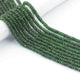 1 Strand Chrome Diopside Faceted Rondelles - Chrome Diopside Rondelles Beads -5mm-6mm -15 Inches BR01144 - Tucson Beads