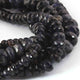 1 Strand Iolite Faceted  Rondelles- Rondelles Beads -5mm-12mm - 10.5 Inches BR0621 - Tucson Beads