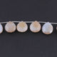 1  Strand  Gray  Chalcedony Faceted Briolettes - Pear Shape Briolettes  21mmx15mm-20mmx15mm 7.5  Inches BR2784 - Tucson Beads