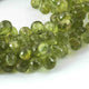 1 Strand  Peridot  Faceted Briolettes - Tear Shape Briolettes -8mmx6mm-10mmx7mm 7 inch BR0608 - Tucson Beads