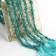 1 Strand Apatite Smooth Oval Briolettes - Apatite Oval Shape - 5mmx6mm-12mmx8mm -13 Inches BR1106 - Tucson Beads