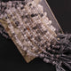 1 Strand Black Rutile Smooth Rondelles - Rutile Rondelles Beads -6mm -12.5 Inches BR01091 - Tucson Beads