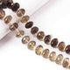 1  Strand Lemon Smoky Quartz  Faceted Roundels -Round Shape  Roundels   12mm - 6 Inches BR2027 - Tucson Beads