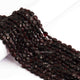 1  Strand Garnet Faceted Briolettes  -Coin Shape  Briolettes  7mmx6mm-9 Inches BR2750 - Tucson Beads