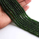 1 Strand Chrome Diopside Faceted Rondelles - Chrome Diopside Rondelles Beads -5mm-6mm -13 Inches BR01105 - Tucson Beads