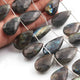 1  Strand Labradorite Faceted Briolettes -Pear Shape  Briolettes - 26mmx18mm-40mmx18mm -9 Inches BR01274 - Tucson Beads