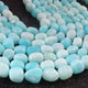 1 Strand Peru  Opal Smooth Tumble Shape Beads,  Plain Nuggets Gemstone Beads 12mmx10mm-17mmx10mm 13 Inches BR02833 - Tucson Beads