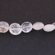 1  Strand Golden Quartz Faceted   Briolettes -Coin Shape  Briolettes  7mm-12mm-8.5 Inches BR1904 - Tucson Beads