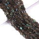 1  Strand Labradorite Faceted Oval shape  Briolettes  - Faceted Briolettes 8mmx6mm 14 Inches - BR3009 - Tucson Beads