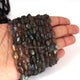 1  Strand Labradorite Faceted Oval shape  Briolettes  - Faceted Briolettes 8mmx6mm 14 Inches - BR3009 - Tucson Beads