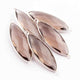 5 Pcs Smoky Quartz Faceted 925 Sterling Silver Marquise  Shape Double  Bail Connector 41mmx13mm- SS678 - Tucson Beads