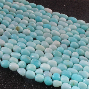 1 Strand Peru  Opal Smooth Tumble Shape Beads,  Plain Nuggets Gemstone Beads 9mmx8mm-14mmx8mm 13 Inches BR02844 - Tucson Beads