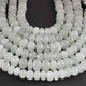 1  Strand Grey Moonstone  Faceted Rondelles - Round Shape Rondelles - 8mm-11mm 8 Inches BR02141 - Tucson Beads