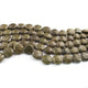 1  Strand Green Jasper  Faceted Briolettes  - Coin  Briolettes -20mmx20mm-16mmx17mm-10 Inches BR01563 - Tucson Beads