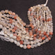 1 Strand Natural Multi Moon Stone Faceted Coin Briolettes- Gemstone Faceted  Beads -7mm-8mm- 7.5 Inch BR02820 - Tucson Beads