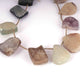 1 Strand Mix Druzy Druzzy Drusy Briolette - Mix Druzy Side Drilled Briolette 18mmx13mm-20mmx19mm -7 Inch BR1907 - Tucson Beads