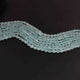 1 Long Strand Aqua Chalcedony  Smooth Briolettes -Oval Shape Briolettes - 7mmx6mm-9mmx7mm - 12.5 Inches BR02148 - Tucson Beads