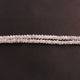 1 Strand White Rainbow Moonstone  Faceted Rondelles - Rondelles Beads 5mm-6mm 10 Inches BR264 - Tucson Beads