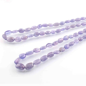 1 Long Strand Tenzanite  Smooth Briolettes -Oval Shape Briolettes -9mmx7mm-19mmx9mm -20 Inches BR01266 - Tucson Beads