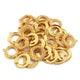 10 Pcs Beautiful Gold  Designer Round  Charm Pendant- 24k Matte Gold Plated Round Pendant - 31mmx26mm GPC1384 - Tucson Beads