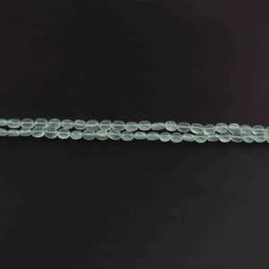 1 Long Strand  Aqua Chalcedony  Smooth Briolettes - Oval Shape Briolettes - 7mmx6mm-9mmx7mm -13 Inches BR02178 - Tucson Beads