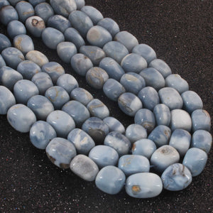 1 Strand Boulder Opal Smooth Tumble Shape Beads,  Plain Nuggets Gemstone Beads 12mmx8mm-15mmx12mm 16 Inches BR02847 - Tucson Beads