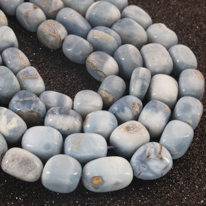 1 Strand Boulder Opal Smooth Tumble Shape Beads,  Plain Nuggets Gemstone Beads 12mmx8mm-15mmx12mm 16 Inches BR02847 - Tucson Beads