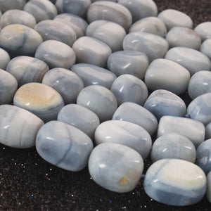 1 Strand Boulder Opal Smooth Tumble Shape Beads,  Plain Nuggets Gemstone Beads 10mmx6mm-13mmx9mm 16 Inches BR02848 - Tucson Beads