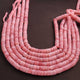 1  Strand  Pink Opal Wheel Shape Smooth Briolettes  - Wheel Shape Briolettes 7mm  14 Inches BR02480 - Tucson Beads