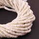 1  Strand White Silverite Faceted Rondelles  - Gemstone Rondelles -5mm - 13 Inches BR01115 - Tucson Beads