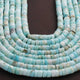 1  Strand  Peru Opal Wheel Shape Smooth Briolettes  - Wheel Shape Briolettes 4mm-6mm  13 Inches BR02474 - Tucson Beads