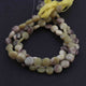 1 Strand Shaded Lemon Jade Beads, Faceted Beads, Lemon Jade Beads,Gemstone Briolettes 8mmx6mm 8 Inches, BR3151 - Tucson Beads