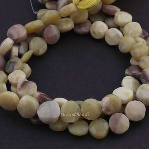 1 Strand Shaded Lemon Jade Beads, Faceted Beads, Lemon Jade Beads,Gemstone Briolettes 8mmx6mm 8 Inches, BR3151 - Tucson Beads