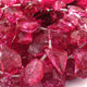 1 Long Strand Pink Crystal Faceted Briolettes-Fancy Shape  Briolettes 31mmx25mm-10mmx11mm -8 Inches BR0263 - Tucson Beads