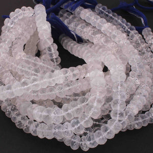 1 Strand Crystal Faceted  Rondelles- Rondelles Beads -8mm-9mm - 10 Inches BR0625 - Tucson Beads