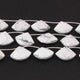 1 Strand Natural White Howlite , Faceted Triangle Shape Briolettes - Jewelry Making Supplies - 20mmx17mm 9 Inch BR3237 - Tucson Beads