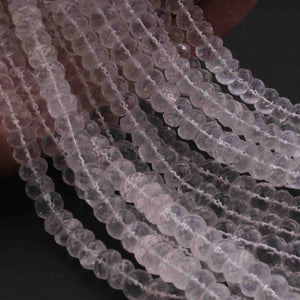 1 Strand Crystal Faceted  Rondelles- Rondelles Beads -8mm-9mm - 10 Inches BR0625 - Tucson Beads