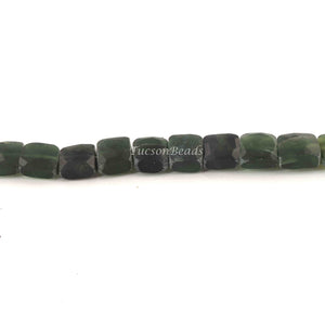 1 Strand Serpentine Briolette Beads, Chicklet Shape Faceted Beads, Gemstone Briolettes 11mmx9mm 8.5 Inches BR3149 - Tucson Beads